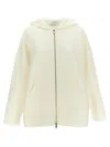 Max Mara Hooded Sweatshirt With Front Pockets And Long Sleeves