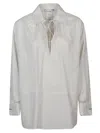 Max Mara Saletta Blouse In Bianco