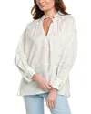 Max Mara Saletta Silk-blend Shirt In Black