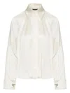 Max Mara Salice Pleated-detail Long-sleeve Shirt