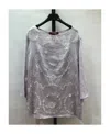 Max Mara Saloon Blouse With Round Neck In Gray