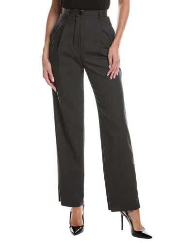 Max Mara Salsa Long Trouser In Gray