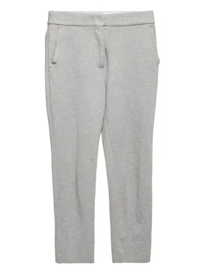 Pre-owned Max Mara Salsh-pocket Trousers In Gray