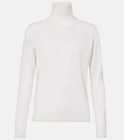 Max Mara Saluto Virgin Wool Sweater In White