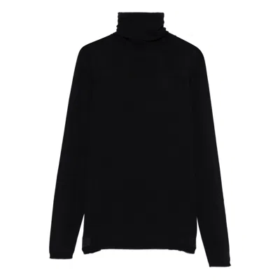 Max Mara Saluto Virgin-wool Sweater In Black
