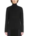 Max Mara Patroni Striped Turtleneck Sweater In Brown