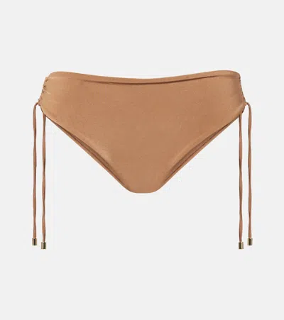 Max Mara Samanta Bikini Bottoms In Brown