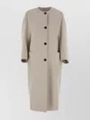 Max Mara Cappotto Album1234 In Cashmere Sabbia Donna