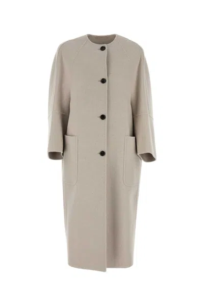MAX MARA SAND CASHMERE ALBUM1234 COAT