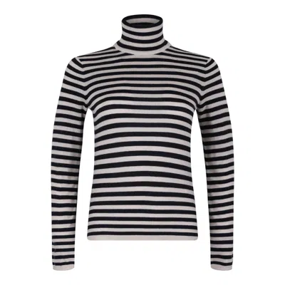Max Mara Sand Cashmere Sweaters In Black