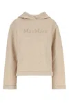 Max Mara Sand Cotton Blend Gary Sweatshirt In Neutral