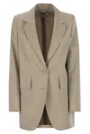 Max Mara Sand Wool Acacia Blazer