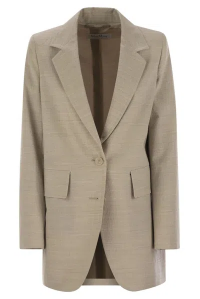 Max Mara Sand Wool Acacia Blazer