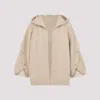 Max Mara Sand Wool Cardigan In Brown