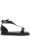 Max Mara Leather Sandals With Premium Quality In Multi