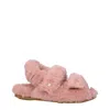Max Mara Sandals Sandyc Women's Eco Fur Pink/blush