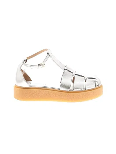 Pre-owned Max Mara Sandals In Silver