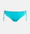 Max Mara Sandra High-rise Bikini Bottoms In Cielo