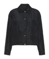 Max Mara Sandra Waterproof Jacket In Black