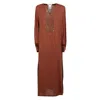 Max Mara Sansone V-neck Long-sleeved Dress In Gray