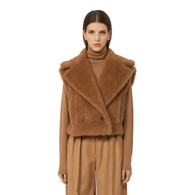 Max Mara Santos Coat Camel In Brown
