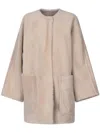 Max Mara Coat In Neutrals