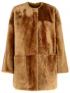 Max Mara Double-sided Lacon Wool Cardigan Coat In Brown