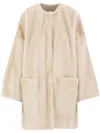 Max Mara Coats In Neutrals