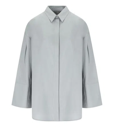 Max Mara Sapore Dusty Light Blue Shirt