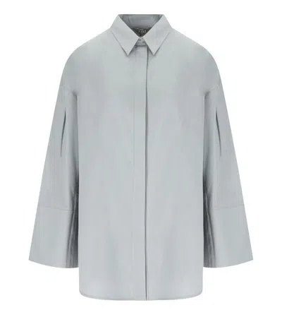 Max Mara Sapore Dusty Light Blue Shirt