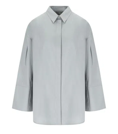 MAX MARA MAX MARA SAPORE DUSTY LIGHT BLUE SHIRT