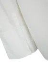 Max Mara Sapore Tunic In Cotton Satin In Bianco
