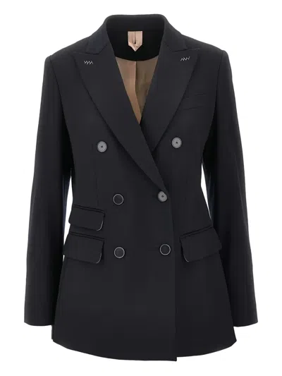 Max Mara Sart Double-breasted Blazer In Multi