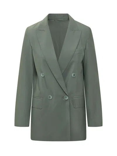Max Mara Sartorial Blazer - Size L In Green