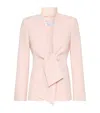 Max Mara Sash-tie Blazer In Blue