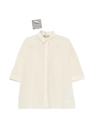 Max Mara Sasia Buttoned Shirt In White