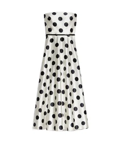 MAX MARA MAX MARA STUDIO DOTTED SLEEVELESS DRESS