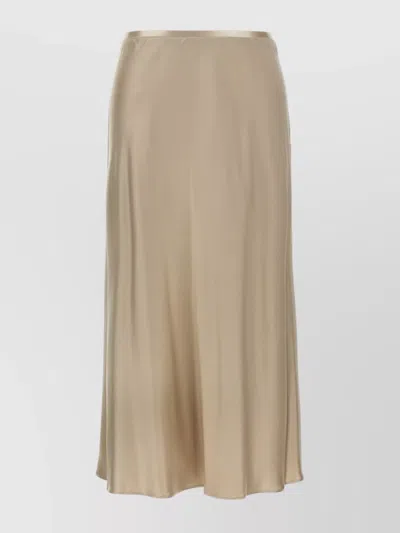 MAX MARA SATIN ELASTIC WAISTBAND SKIRT