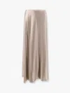 Max Mara Satin Longuette Skirt