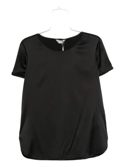 Max Mara Silk Sweaters In Black