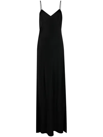 MAX MARA SATIN SLIP MAXI DRESS