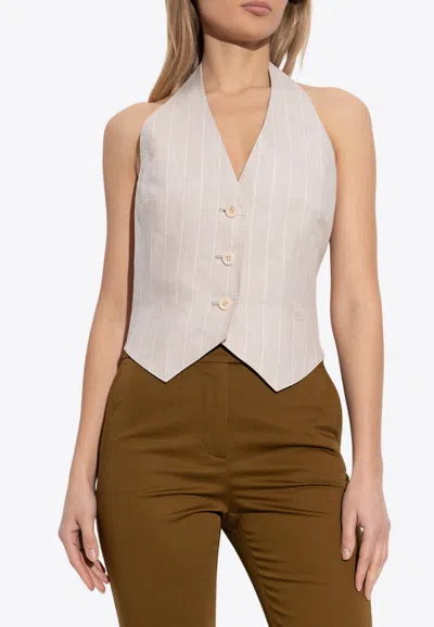 Max Mara Sauro Halterneck Vest Top