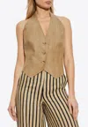 Max Mara Sauro Halterneck Vest Top