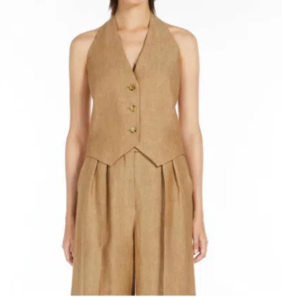 Max Mara Sauro Linen Batavia Waistcoat