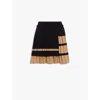 Max Mara Sava Skirt Navy In Brown