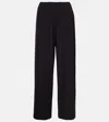 Max Mara Savio High-rise Wide-leg Pants In Black