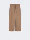 Max Mara Saxony Joggers In Brown