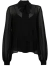 Max Mara 'scafati' Blouse  Pianoforte In Black