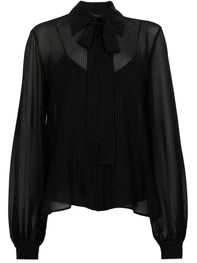 Max Mara 'scafati' Blouse  Pianoforte In Black
