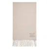 Max Mara Cashmere Soft Texture Fringed Hem Scarf